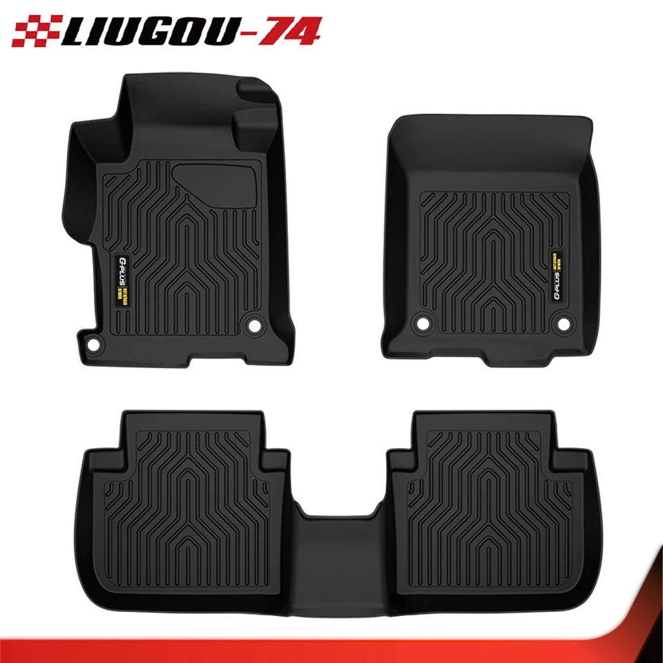 Fit For Honda Accord Sedan 2013-2017 TPE 3D Molded Floor Mats Waterproof Liners - Image 1 of 4