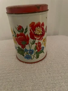Parker Parker Vintage Metallo Dec. Co. Varietà di fiori latta multicolore - $15,91 - Foto 1 di 4