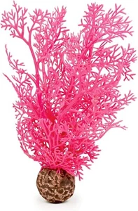 Pianta Oase Biorb piccolo ventaglio mare peso rosa plastica decorazione acquario bio sfera 7,87" - Foto 1 di 1