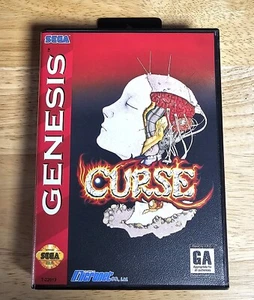 CURSE (Unreleased in US) 16 Bit MD Game & Case For Sega Mega Drive Genesis - Picture 1 of 4