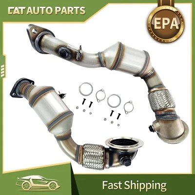 2PCS Set Front Rear Catalytic Converter For 2007-2010 BMW 335i/335xi/135i 3.0L Foto 1 de 4