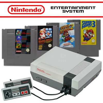 NES / Nintendo System Konsole + ORIGINAL Controller & Spiel - Zustand: Gebraucht - Bild 1 von 4