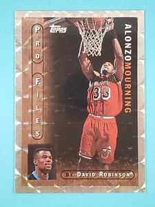 1996-97 Topps Pro Files de David Robinson Alonzo Mourning Miami Heat #PF-17 - Imagen 1 de 2