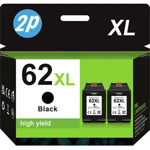 1-2 Patronen für HP 62XL OfficeJet 200 250 Mobile 5740 5742 5744 8040 8045 5745. - Bild 1 von 7
