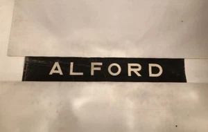 Skegness Vintage Linen Bus Destination Blind 30” - Alford - Picture 1 of 1