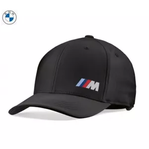 NEW: BMW M Cap Hat Golf Baseball Black Recollection Adjustable Strapback Japan - Picture 1 of 7