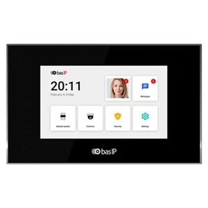 BasIP AQ-07LL - Schwarz 7" IP Innen Videotelefon mit TFT Touchscreen Farbdisplay - Bild 1 von 1