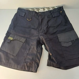 Mak Workwear Shorts 87cm 34" Carpenter Cargo Navy Utility - Picture 1 of 5