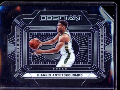 Panini Obsidian #5 2020-21 Giannis Antetokounmpo Eclipse púrpura 75/75  Foto 1 de 2