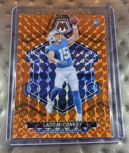 Mosaico Panini 2024 - Rookies Ladd McConkey #334 Orange Mosaic Prizm/199 (RC) - Imagen 1 de 2