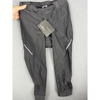 NWT 4ucycling Black White Padded Capri Cycling Pants Size Medium MSRP $49 - Image 1 of 4