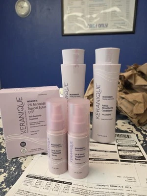 Juego completo sistema de regeneración capilar Keranique Foto 1 de 4