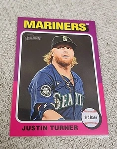 2024 Topps Heritage High Number - Justin Turner #586 - Picture 1 of 2