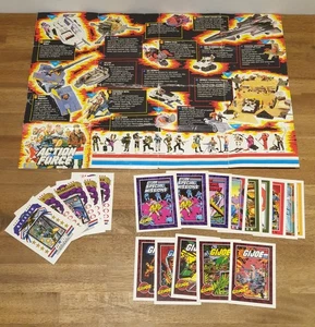 Action Force / G.I. de colección Lote de tarjetas y carteles de Joe vintage 1988 1991 - Imagen 1 de 7