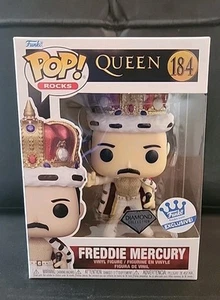 Funko Pop! Rocks Freddy Mercury #184 Funko Shop Diamond Exclusive w/Protector  - Picture 1 of 6