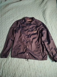 Quicksilver Vintage Men Who Ride Mountains Windbreaker Mens L Blue - Picture 1 of 7
