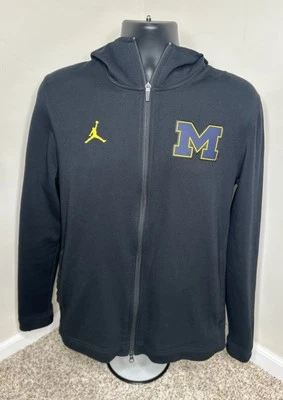 Толстовка с капюшоном мужская командная Nike Air Jordan Michigan Wolverines выпуск NCAA колледж размер M - Изображение 1 из 4