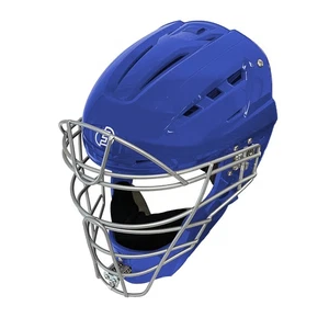 Casco de receptor de béisbol/softbol Force3 Defender V3 - real/plateado - juvenil - Imagen 1 de 3