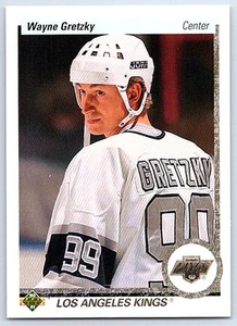 ¡Cubierta superior 1990-91! Wayne Gretzky Los Angeles Kings #54 - Imagen 1 de 2