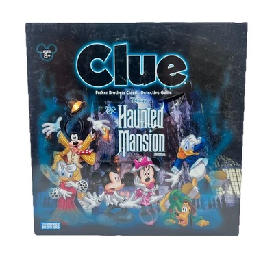 Clue The Haunted Mansion Board Game Disney Theme Park Edition Tin 2004 New NOS - Image 1 of 4