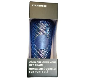 Schlüsselanhänger Starbucks 2022 Urlaub Mini Juwel Azure Juweliert Becher blau Ornament - Bild 1 von 1