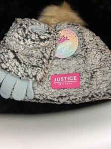 Justice Girls Hat and Glove Set - Picture 1 of 2