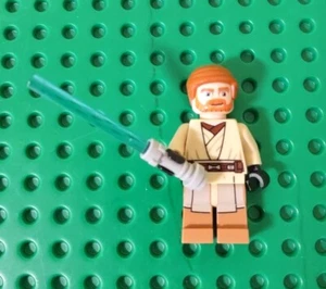 LEGO Star Wars Obi-Wan Kenobi (Medium Nougat Legs) Minifigure sw0449 Only 75012 - Picture 1 of 2