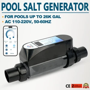 Pool Chlorinator System Automatic Cleaning Salt Water Pool Chlorine Generator - Picture 1 of 12
