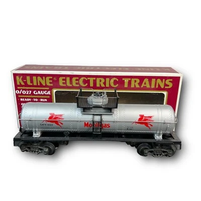 K-Line K-6324 Mobil Classic Tank Car O Gauge In Box - Image 1 of 4