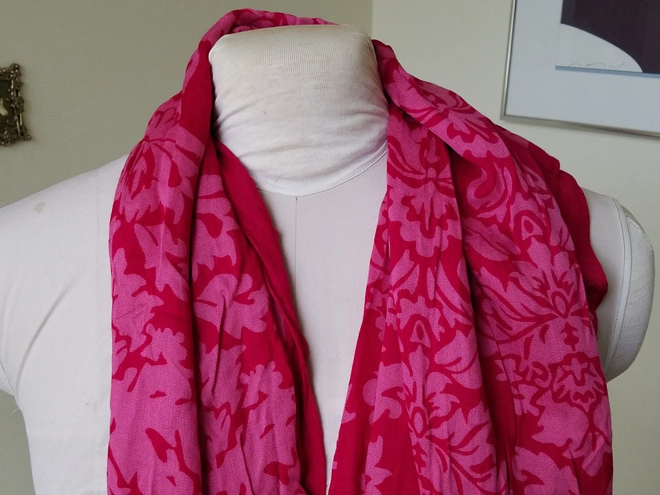 Stella & Dot Mujer Rayón Rosa y Rosa Bufanda Envoltura (NUEVO) Foto 1 de 1