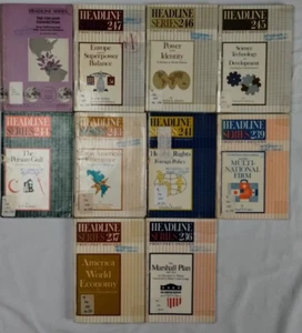 Lot Of 10 HEADLINE SERIES Vintage Paperback Books 1977-1989 No. 236-290 - Picture 1 of 11