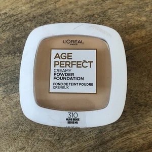 Base en polvo cremosa L’Oréal Paris Age Perfect, 310 beige nude, 0,31 oz - Imagen 1 de 6
