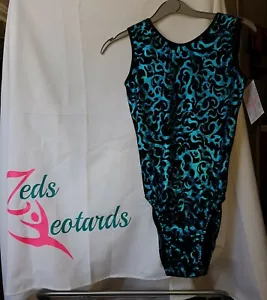 New Gymnastics Leotard Size 36 Open back By Zeds Leotards - Picture 1 of 3