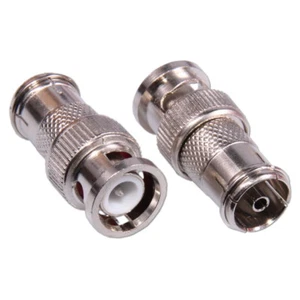 BNC Stecker auf TV Antennen Buchse Adapter Verbinder Kupplung Koax - Bild 1 von 1