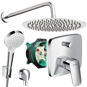 Unterputz Duschsystem mit Kopfbrause Ø 300 mm, Crometta, iBox, Hansgrohe Logis - Bild 1 von 7