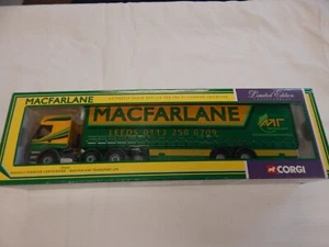 CORGI RENAULT PREMIUM CURTAINSIDE MACFARLANE TRANSPORT LTD 75602 MIB 1:50 - Picture 1 of 4