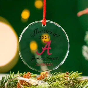 Personalized Graduation Ornament, College Bound Ornament, Class Of 2024 Ornament - Picture 1 of 6