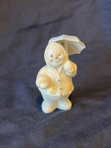 Lenox April Showers Snowman Figurine - Picture 1 of 5