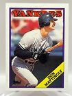 1988 Topps Major League Baseball Card #300 Don Mattingly - New York Yankees