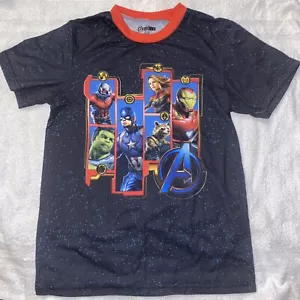 Marvel Avengers Jungen T-Shirt Größe L Kurzarm Grafik �� - Bild 1 von 8