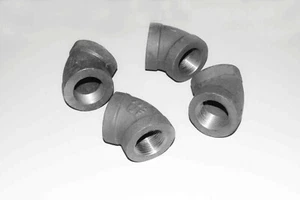 1" NPT Aluminum Threaded 45 Degree Elbow Set of 4 - Picture 1 of 2
