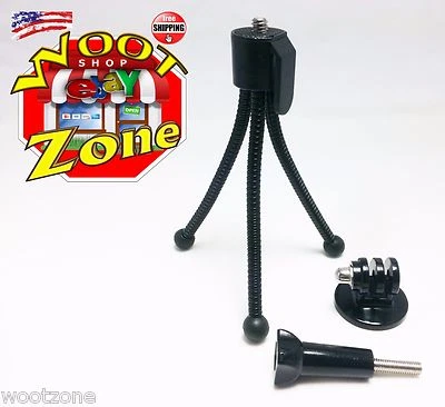 UNIVERSAL COMPATIBLE MINI FLEXIBLE METAL TRIPOD MOUNT WITH ACCESSORIES - Image 1 of 4