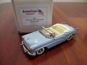 America Models 1/43rd scale 1954 Buick Skylark in Malibu Blue by Motor City USA