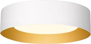 Close to Ceiling Light Fixture, 14" Frosted Glass Shade Flush Mount Ceiling L... - Picture 1 of 9