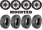 Kit 4 Moose Splitter Tires 26X9-12/26X11-12 On High Lifter Hl10 Machined Irs