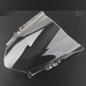 Clear Double Bubble Windshield Windscreen Shield ABS For Honda CBR500R 2013-2015 - Foto 1 di 2