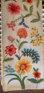 Embroidered Table Runner Spring Collection - 16 x 72 inches - Picture 1 of 3