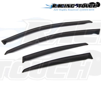 Protector de lluvia visera de ventana de montaje exterior humo oscuro 4 piezas para Suzuki Forenza 2004-08 Foto 1 de 4