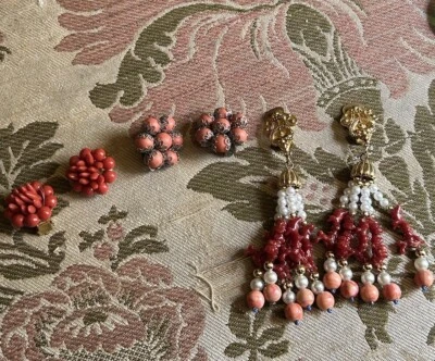 3 Paia Di Orecchini Vintage - Immagine 1 di 4