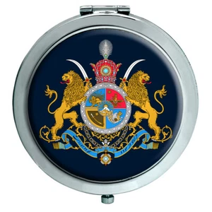 Iran Imperial Coat of Arms Compact Mirror - Picture 1 of 5